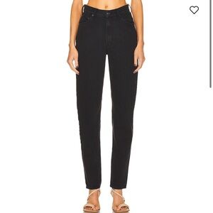 MOTHER SNACKS! High Waisted Twizzy Skimp Women's Black Jeans size24